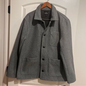 J. Crew Men's Charcoal Gray Shirt Jacket